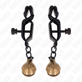 Kink - Morsetti Per Capezzoli A Campana Neri 7 Cm