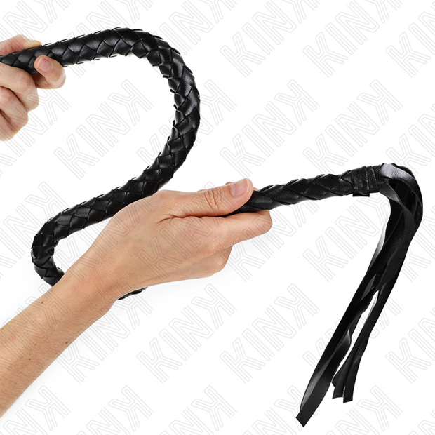 Kink - Frusta Serpente Con Anello Nero Per La Mano 65 Cm