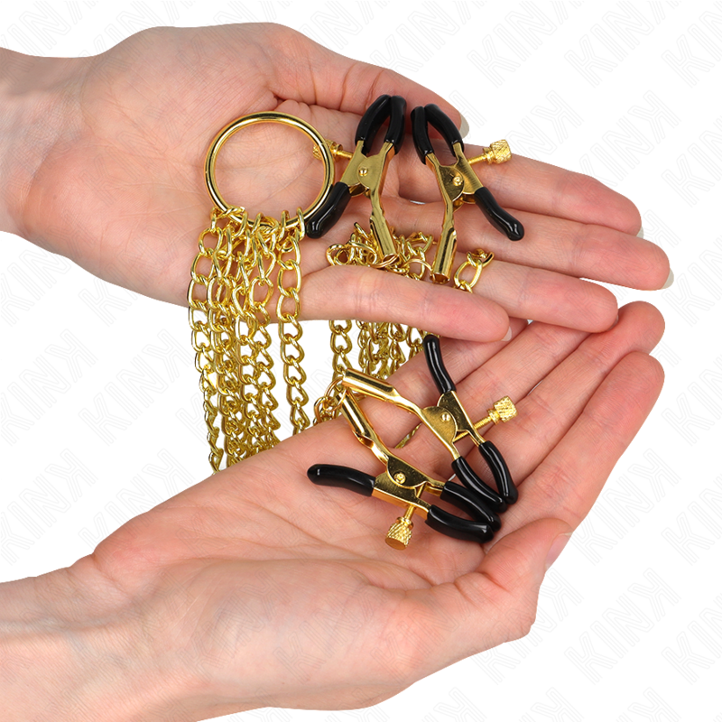KINK Pinze per Capezzoli Oro