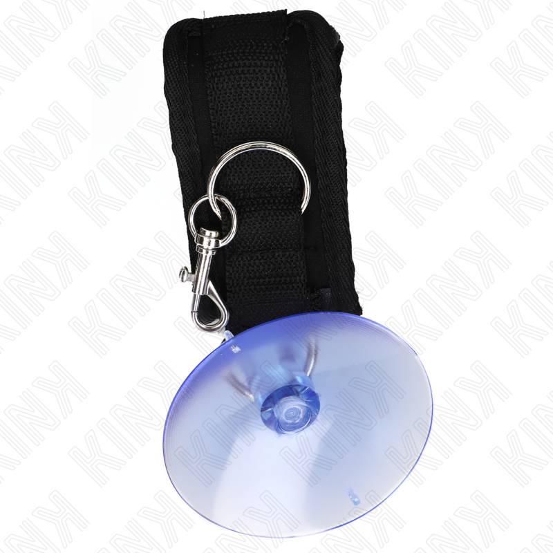 Kink - Cinture Per Polsi Con Ventosa Nere 29-40 Cm X 5 Cm