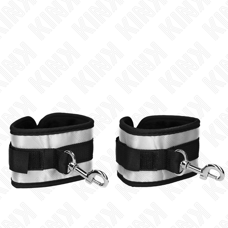 Kink - Manichette Da Polso In Neoprene Grigie 23 X 5 Cm