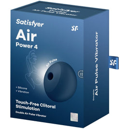Satisfyer - Air Power 4 Stimolatore E Vibratore 12 Vibrazioni Blu