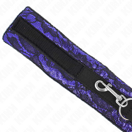 Kink - Collana Corta In Pizzo Di Velluto Con Cintura 105 Cm Con Bordi In Nylon 44 X 5,5 Cm