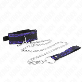 Kink - Collana Corta In Pizzo Di Velluto Con Cintura 105 Cm Con Bordi In Nylon 44 X 5,5 Cm