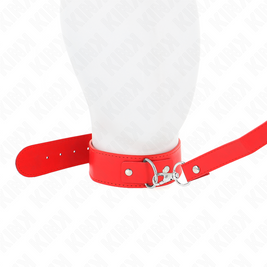 Kink - Collana Con Cintura 116 Cm Rosso Cinturino Regolabile 32-50 Cm X 8 Cm