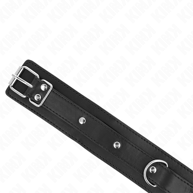 Kink - Collana Con Guinzaglio 65 Cm 1 Anello Regolabile 38-49 Cm X 5 Cm