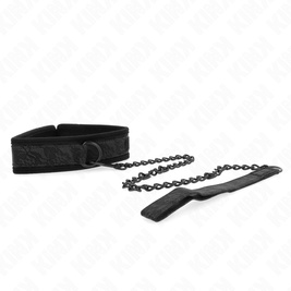 Kink - Collare Modello Base Con Guinzaglio 77 Cm Modello 5 Regolabile 34-54 Cm X 5 Cm