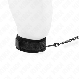 Kink - Collare Modello Base Con Guinzaglio 77 Cm Modello 5 Regolabile 34-54 Cm X 5 Cm