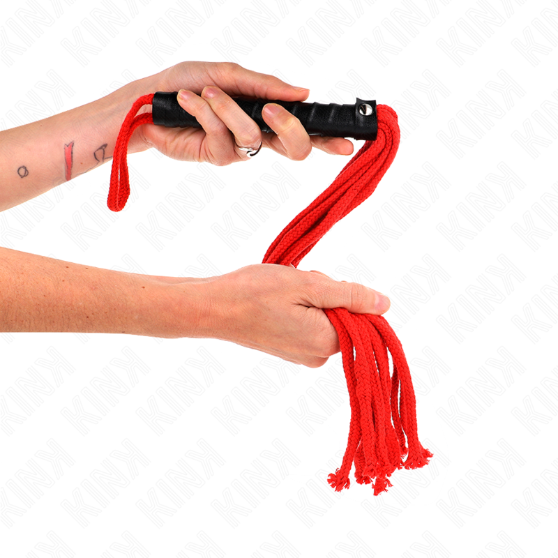 Kink - Frusta Di Corda Rossa 56 Cm