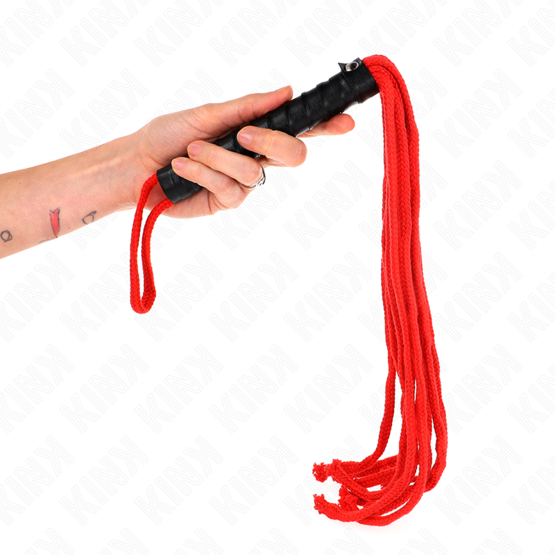 Kink - Frusta Di Corda Rossa 56 Cm