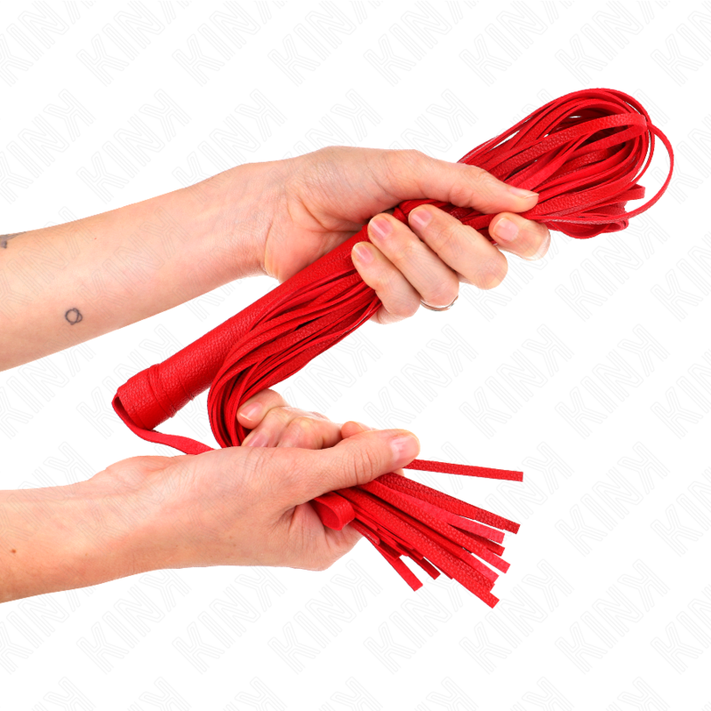 Kink - Frusta In Pvc Morbido Rosso 70 Cm