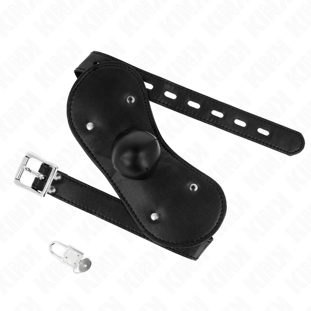 Kink - Ball Gag Maschera Bocca Con Bloccaggio Regolabile 42-60 Cm