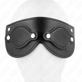 Kink - Mascherina In Similpelle Con Copriocchi Rimovibili 22 X 9 Cm