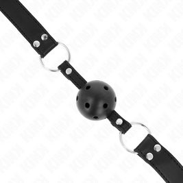 KINK Bavaglio BDSM Nero