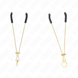 Kink - Morsetti Per Capezzoli Sottili Oro 7 Cm