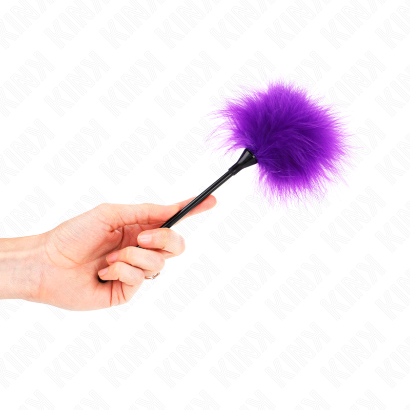 Kink - Piume Viola Tickle Utilizzate Per Il Kit Bondage 27 Cm