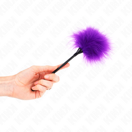 Kink - Piume Viola Tickle Utilizzate Per Il Kit Bondage 27 Cm