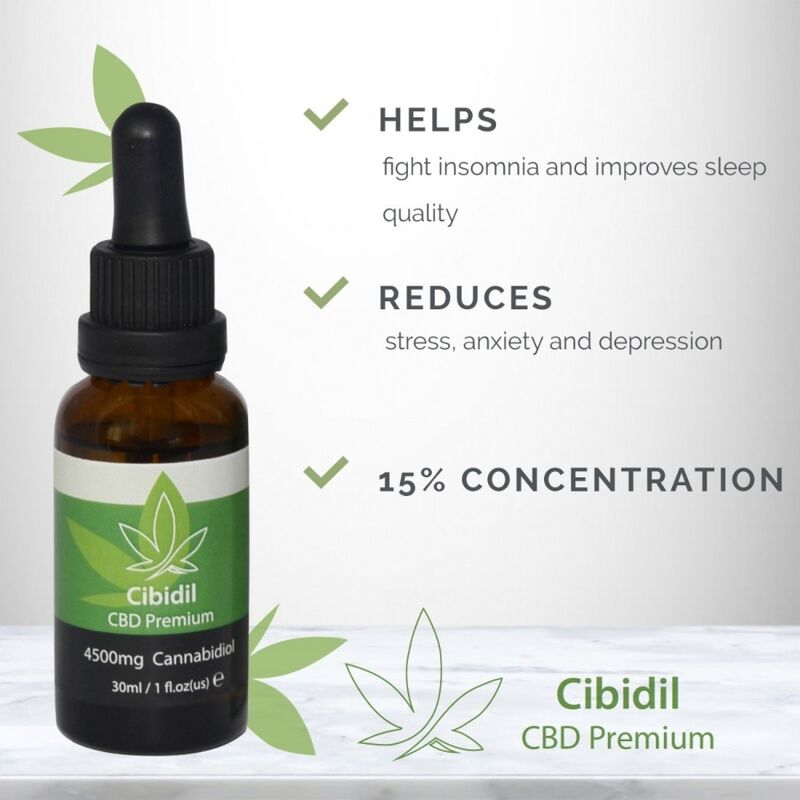500 Cosmetics - Cibidil Olio Di Cbd Rilassante 15% 30 Ml