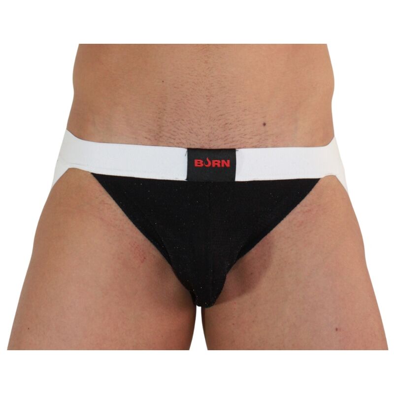 Burn - 004 Jock Brillante Negro / Blanco S