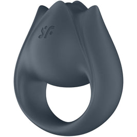 SATISFYER - PERFECT PAIR 2 MULTIVIBRATORE 2 IN 1 ANELLO PER PENE E STIMOLATORE PER DITA GRIGIO