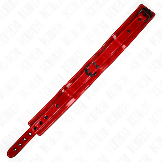 Kink - Collana Regolabile Rosso Vino 37,5-49,5 Cm X 5 Cm
