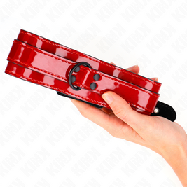 Kink - Collana Regolabile Rosso Vino 37,5-49,5 Cm X 5 Cm