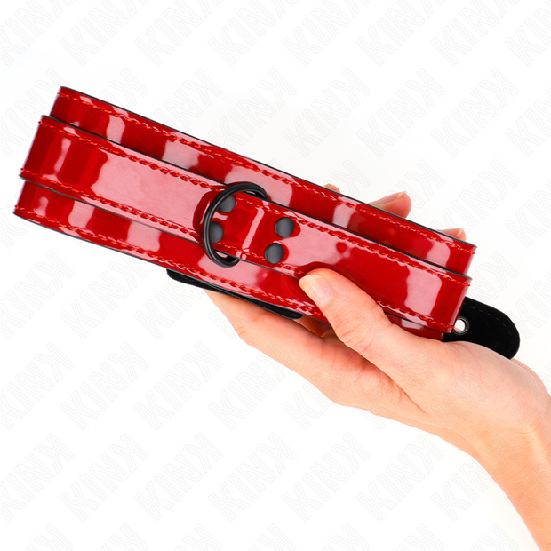 Kink - Collana Regolabile Rosso Vino 37,5-49,5 Cm X 5 Cm