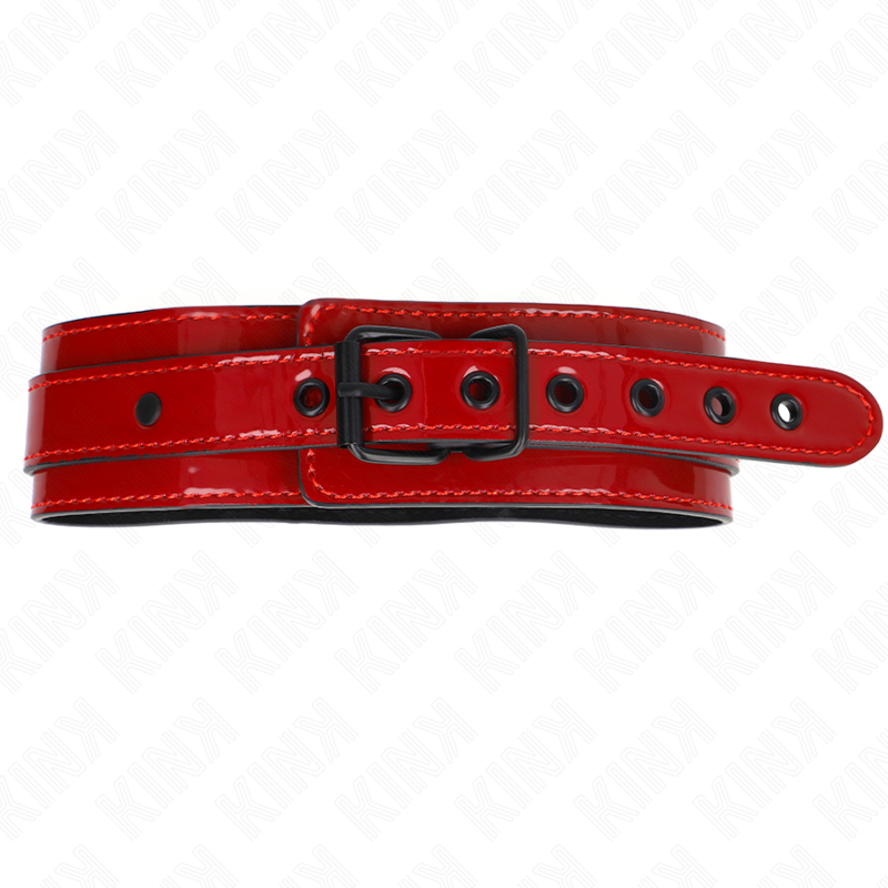 Kink - Collana Regolabile Rosso Vino 37,5-49,5 Cm X 5 Cm