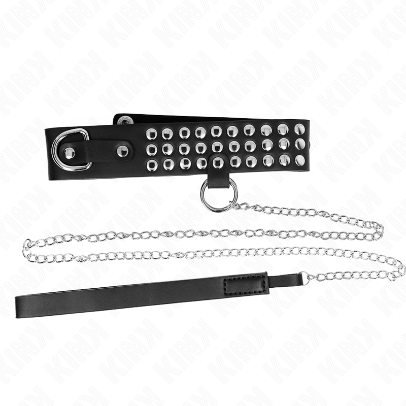 Kink - Collana Con Cinturino 65 Cm Con Lucentezza Regolabile 37-42 Cm X 5,3 Cm