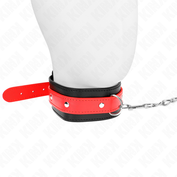 Kink - Collana Con Cinturino Rosso 65 Cm Regolabile 36-43 Cm X 5 Cm