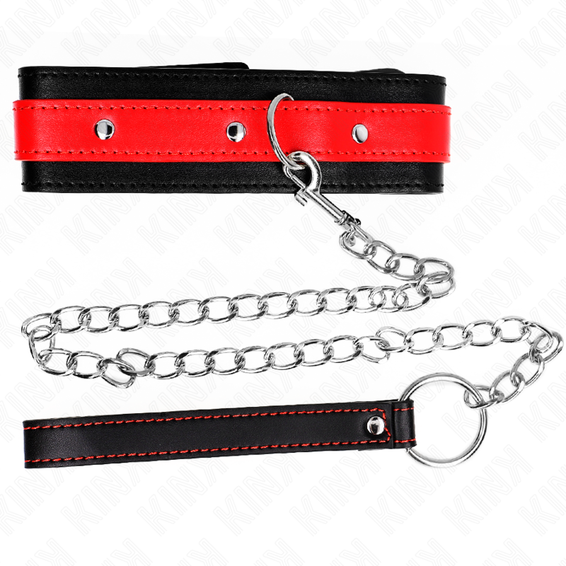 Kink - Collana Con Cinturino Rosso 65 Cm Regolabile 36-43 Cm X 5 Cm