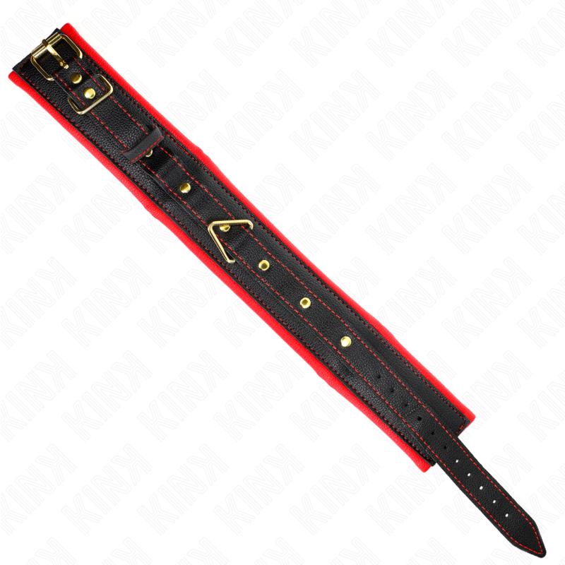 Kink - Collana Con Cinturino In Similpelle Spugna Modello 2 Regolabile 37-54 Cm X 3 Cm