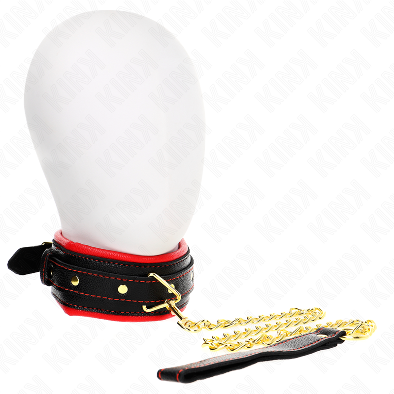 Kink - Collana Con Cinturino In Similpelle Spugna Modello 2 Regolabile 37-54 Cm X 3 Cm