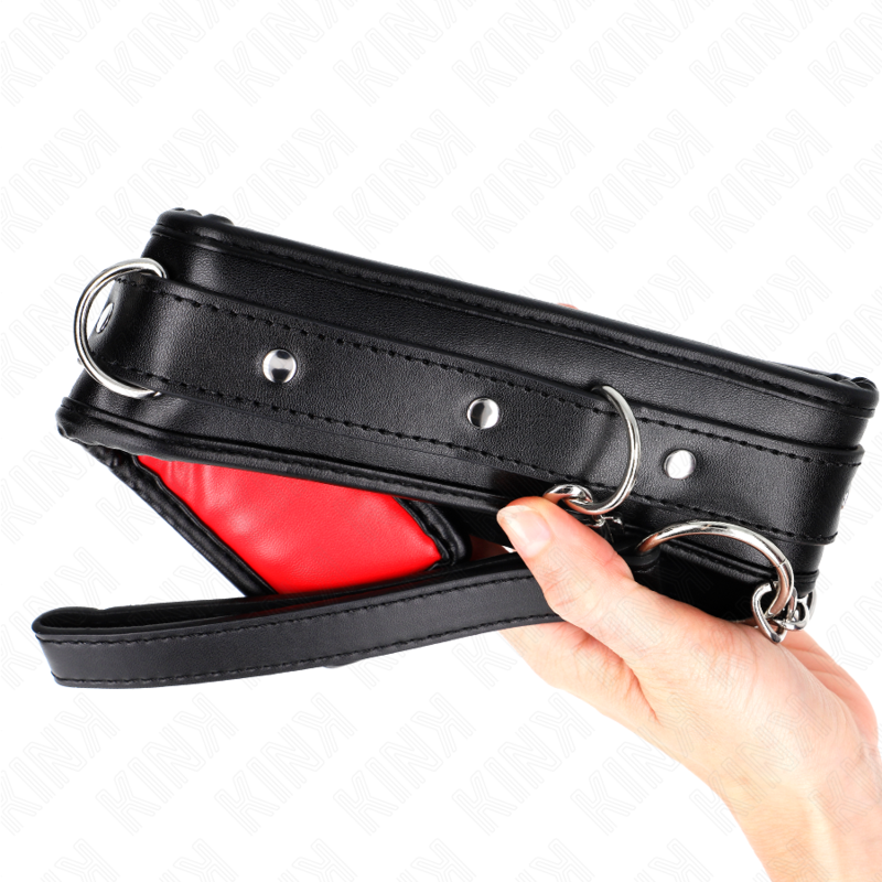 Kink - Collana Con Cinturino In Similpelle Spugna Modello 3 Regolabile 37-54 Cm X 3 Cm