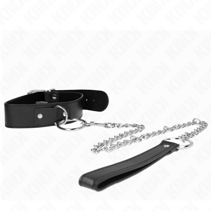Kink - Collare Modello Base Con Guinzaglio Modello 4 Regolabile 36-43 Cm