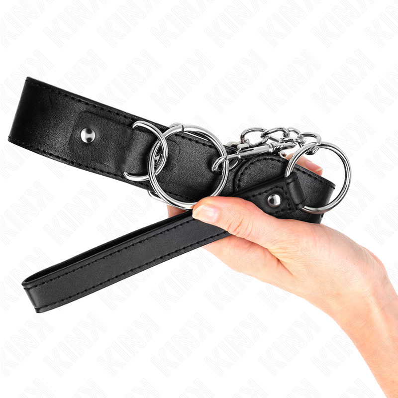 Kink - Collare Modello Base Con Guinzaglio Modello 4 Regolabile 36-43 Cm