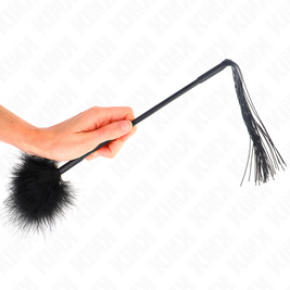 Kink - Frusta In Silicone Con Piume Per Solletico 47 Cm