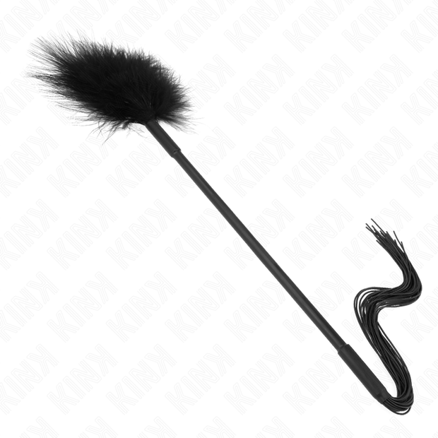 Kink - Frusta In Silicone Con Piume Per Solletico 47 Cm