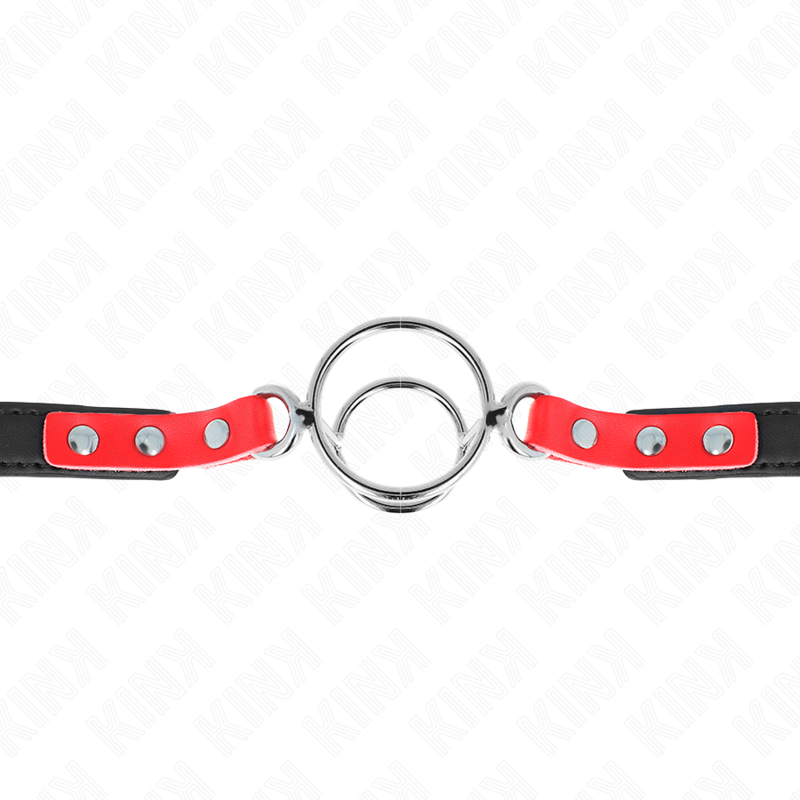 Kink - Baffo Con Anelli Multipli 4 / 4,8 Cm Rosso 38 X 56 Cm