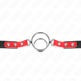 Kink - Baffo Con Anelli Multipli 4 / 4,8 Cm Rosso 38 X 56 Cm