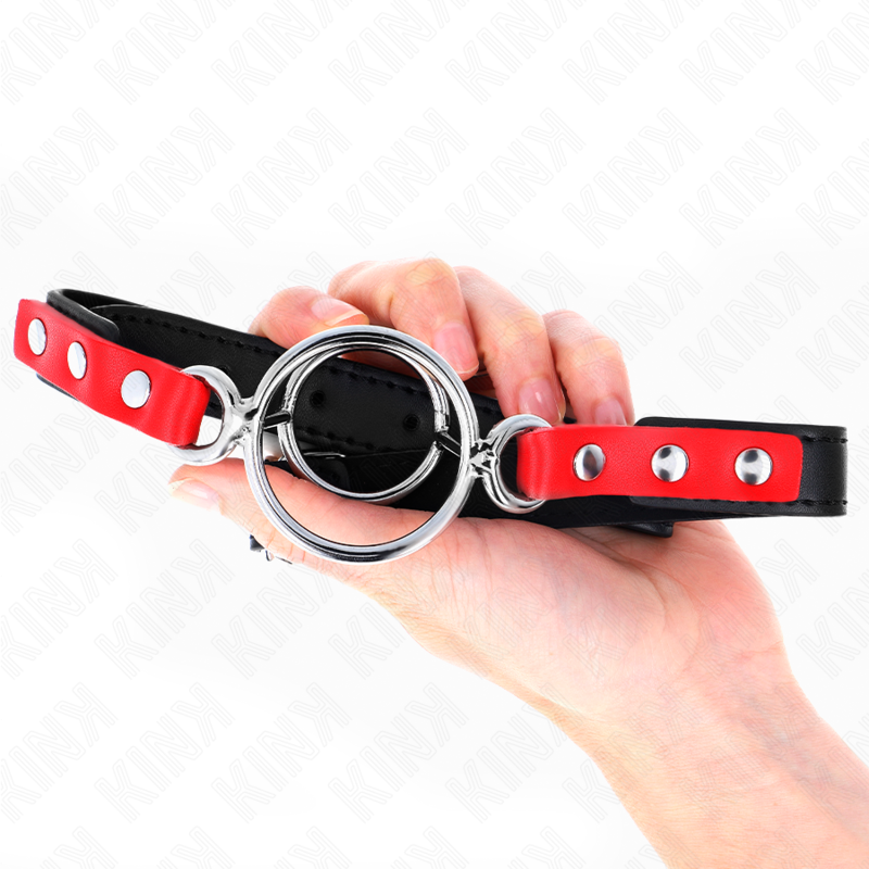 Kink - Baffo Con Anelli Multipli 4 / 4,8 Cm Rosso 38 X 56 Cm