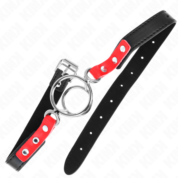 Kink - Baffo Con Anelli Multipli 4 / 4,8 Cm Rosso 38 X 56 Cm