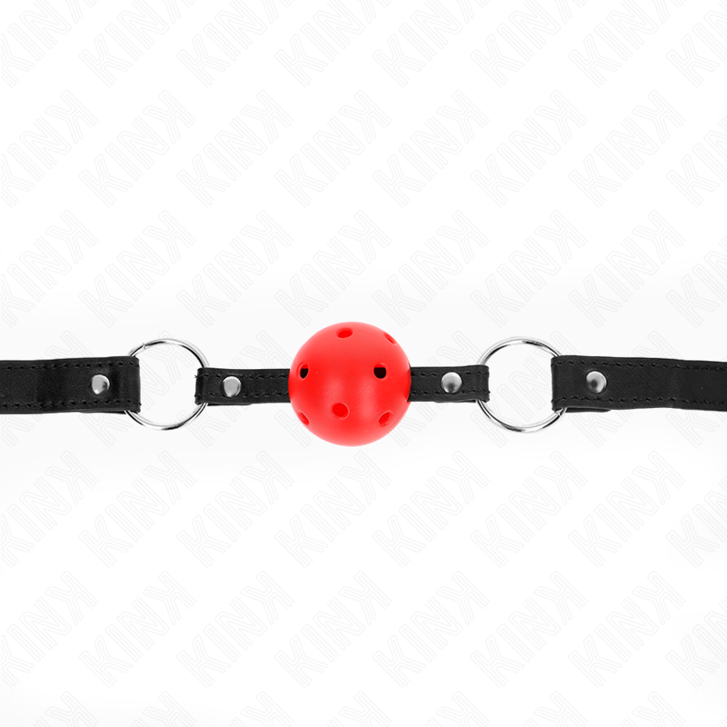 Kink - Palla Rossa Cavo Dura 4,5 Cm Gag Modello 1 63,5 X 2 Cm