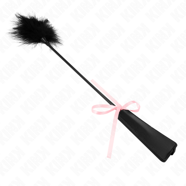 Kink - Piume Tickle Con Fiocco Rosa 49 Cm