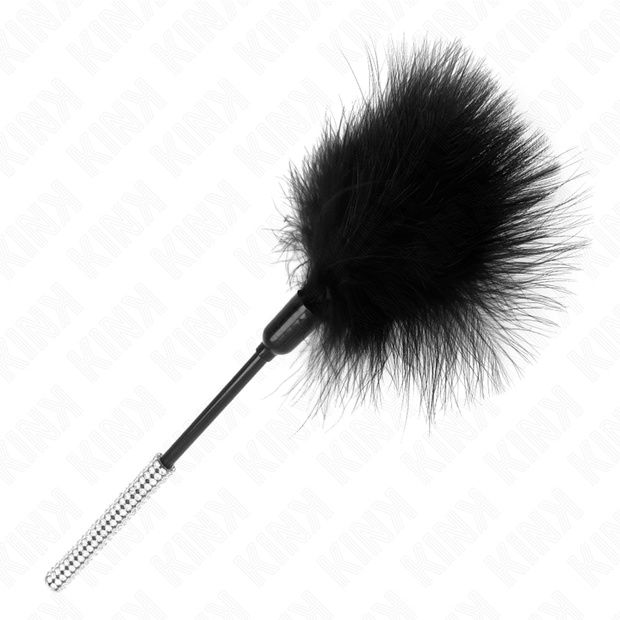 Kink - Piume Tickle Con Manico In Strass 27 Cm