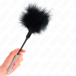 Kink - Piume Tickle Con Manico In Strass 27 Cm
