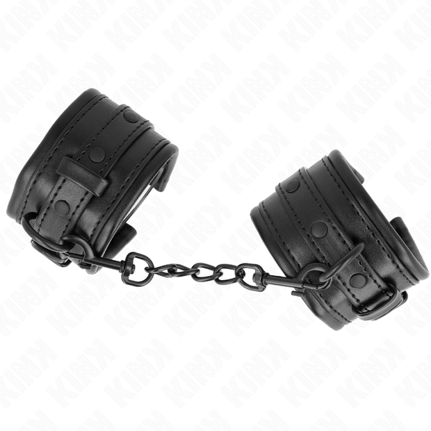 Kink - Cinturini Per Polsi Neri Regolabili 20-30 Cm X 6 Cm