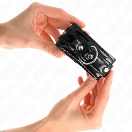 Kink - Polsini In Neoprene Lucido Regolabili 17-24 Cm X 4,5 Cm