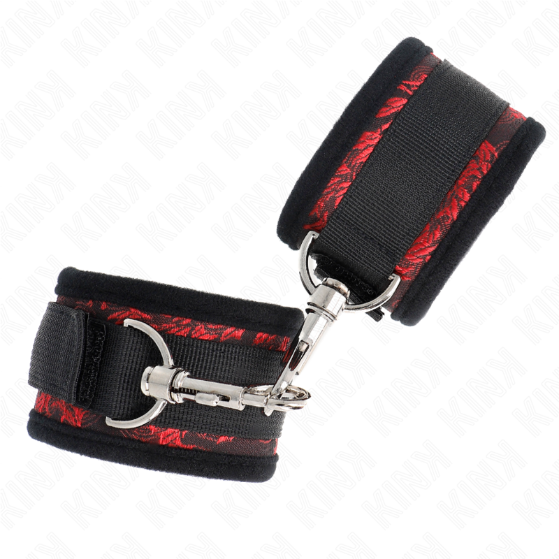 Kink - Scandal Cinturini Da Polso Rosso-Nero