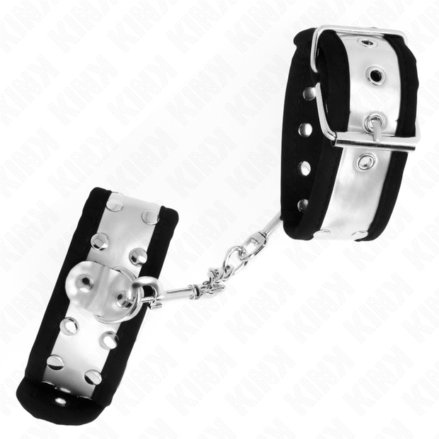 Kink - Cinturini Per Polsi Sottili Nero / Argento 30 X 4 Cm